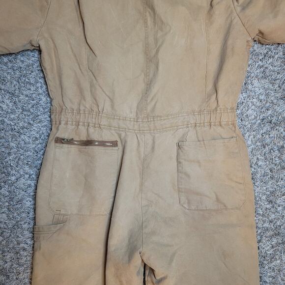 Dickies Insulated Winter Coveralls Overalls Men's Sz 42/44 Length Medium Brown - Picture 8 of 11
